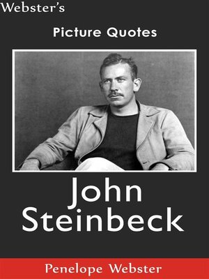 cover image of Webster's John Steinbeck Picture Quotes